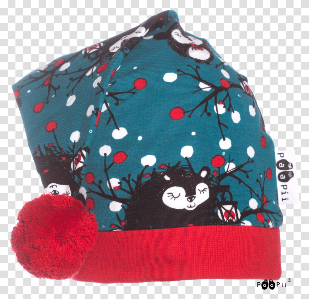 Christmas Hat Tuuri's Gift Petrol Paapii Design Knit Cap, Cushion, Purse, Handbag, Accessories Transparent Png