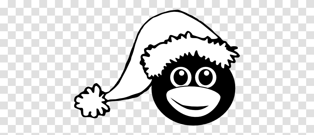 Christmas Hats Clipart Clipartsco Santa Hat Svg Free, Animal, Bird, Stencil, Mammal Transparent Png