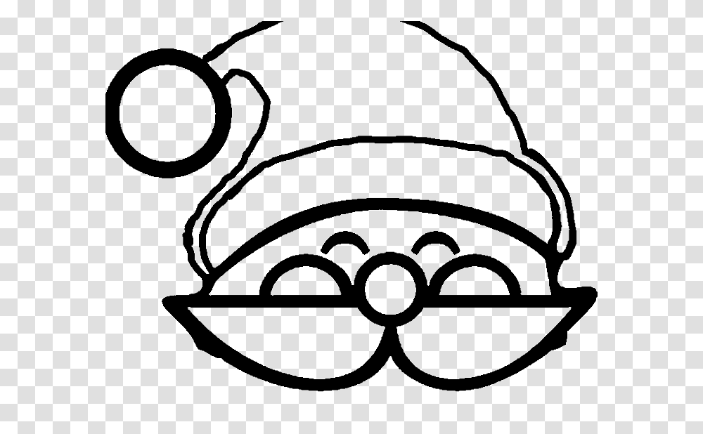 Christmas Hats Coloring Pages, Goggles, Accessories, Accessory, Glasses Transparent Png