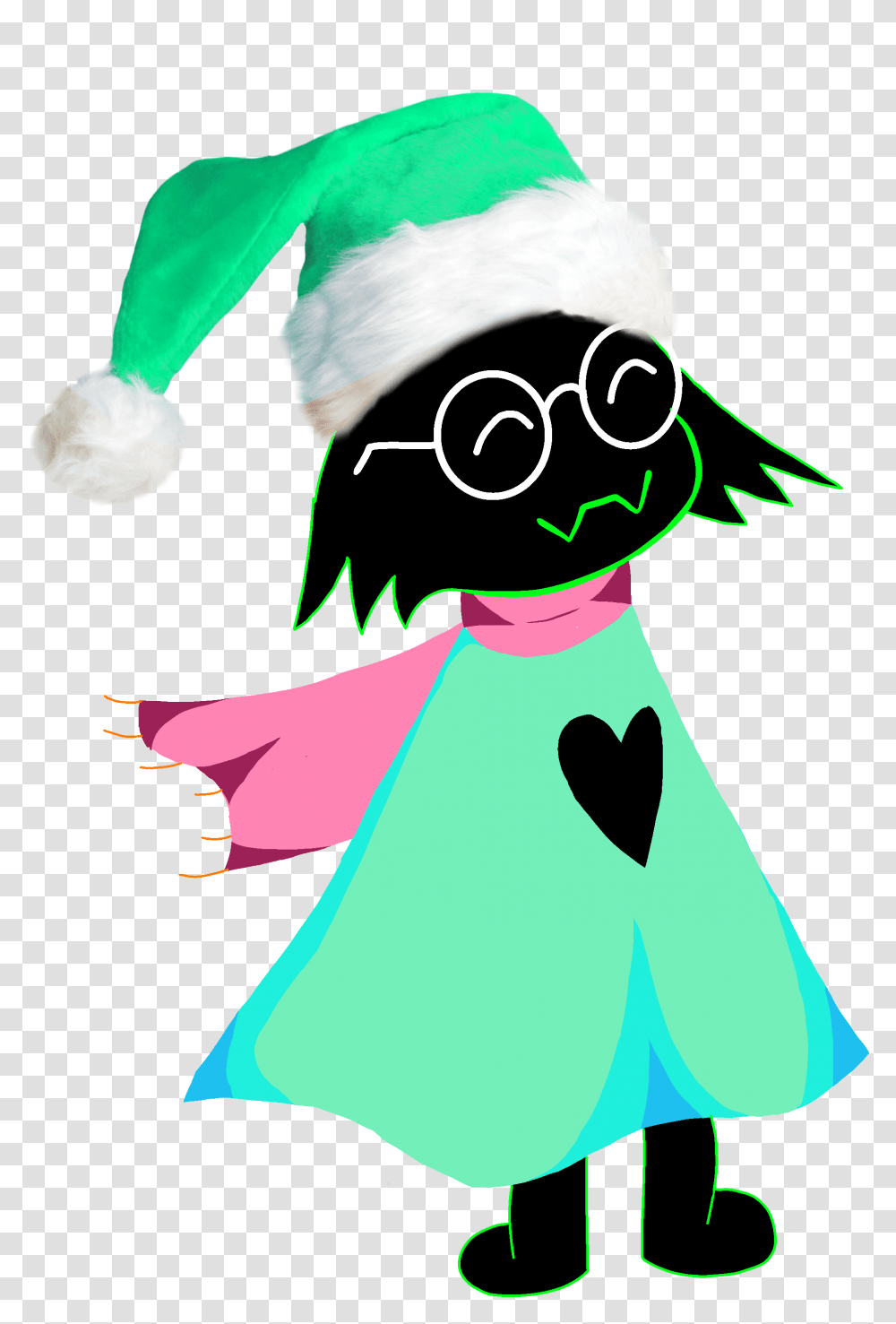 Christmas Hats Othermy Discord Channel Requires Xmas Ralsei, Person, Graphics, Art, People Transparent Png