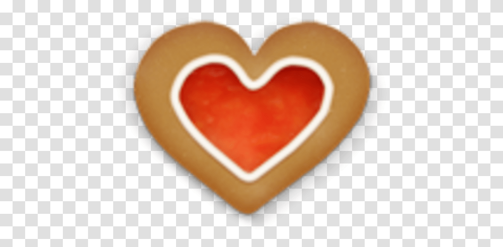 Christmas Heart Cookie, Ketchup, Food, Sweets, Confectionery Transparent Png