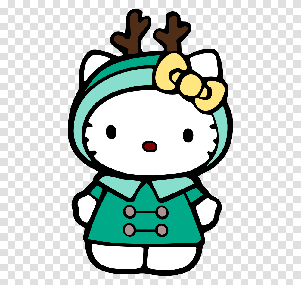 Christmas Hello Kitty Clip Art Clip Art, Elf, Toy, Rattle, Doll Transparent Png