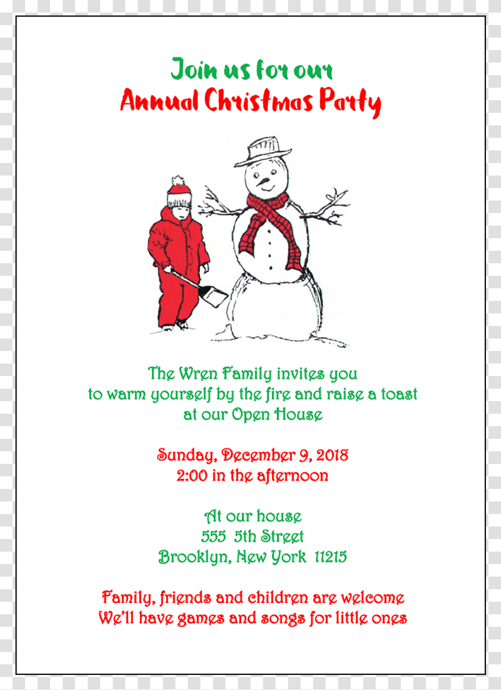 Christmas Holiday Party Invitation, Advertisement, Poster, Flyer, Paper Transparent Png