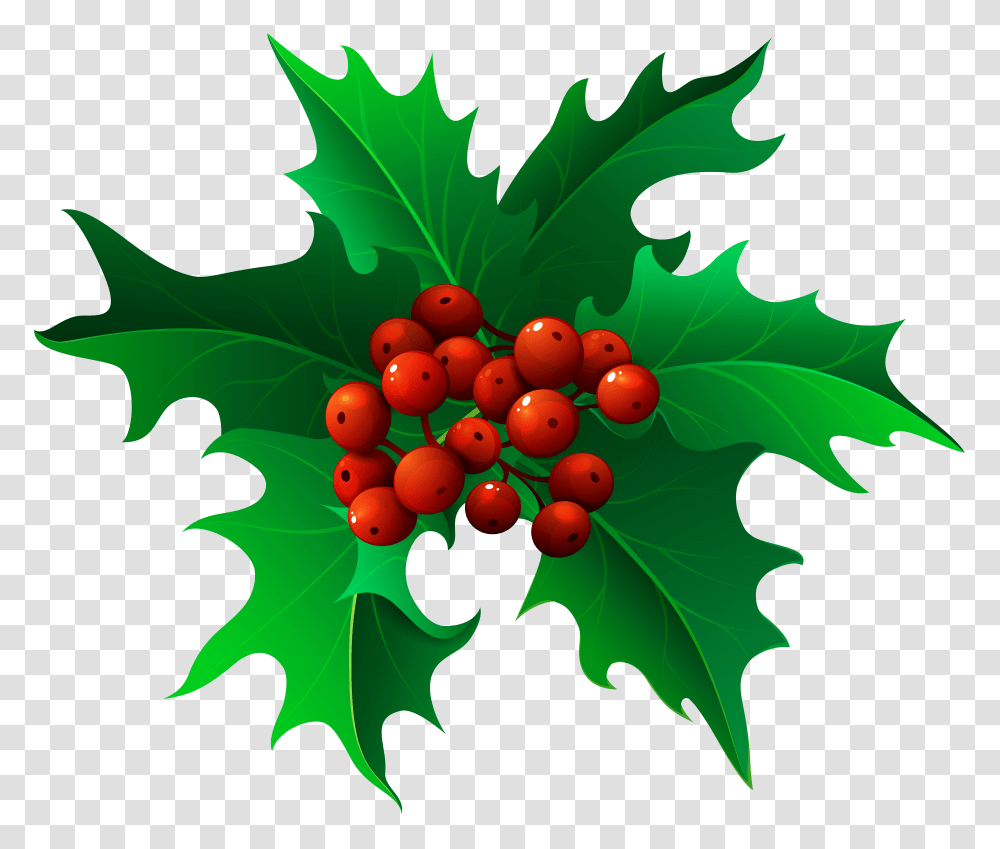 Christmas Holly Clip Art Gallery, Plant, Fruit, Food, Leaf Transparent Png