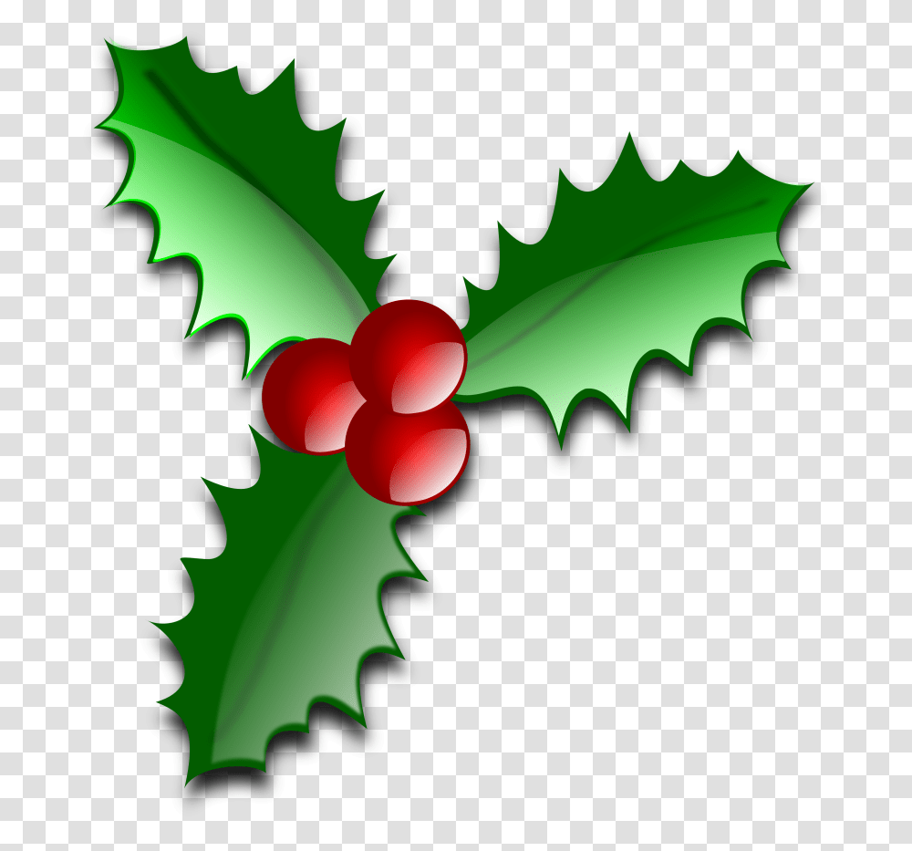 Christmas Holly Clipart Look, Leaf, Plant, Green, Tree Transparent Png