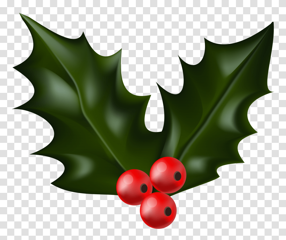 Christmas Holly Mistletoe Clip, Leaf, Plant, Tree, Food Transparent Png