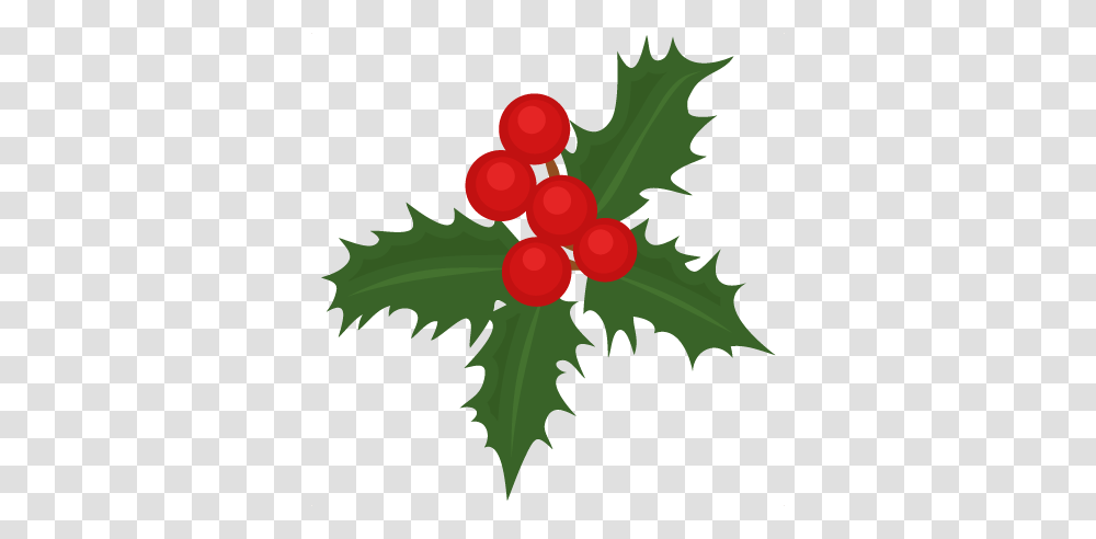 Christmas Holly Scrapbook Cute Clipart, Leaf, Plant, Food, Fruit Transparent Png