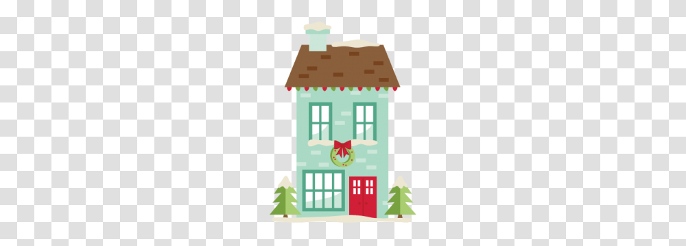 Christmas House My Miss Kate Cuttables, Housing, Building, Cabin, Outdoors Transparent Png