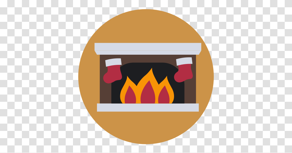 Christmas Icon 358225 Web Icons Christmas Fireplace Icon, Tabletop, Furniture, Label, Text Transparent Png