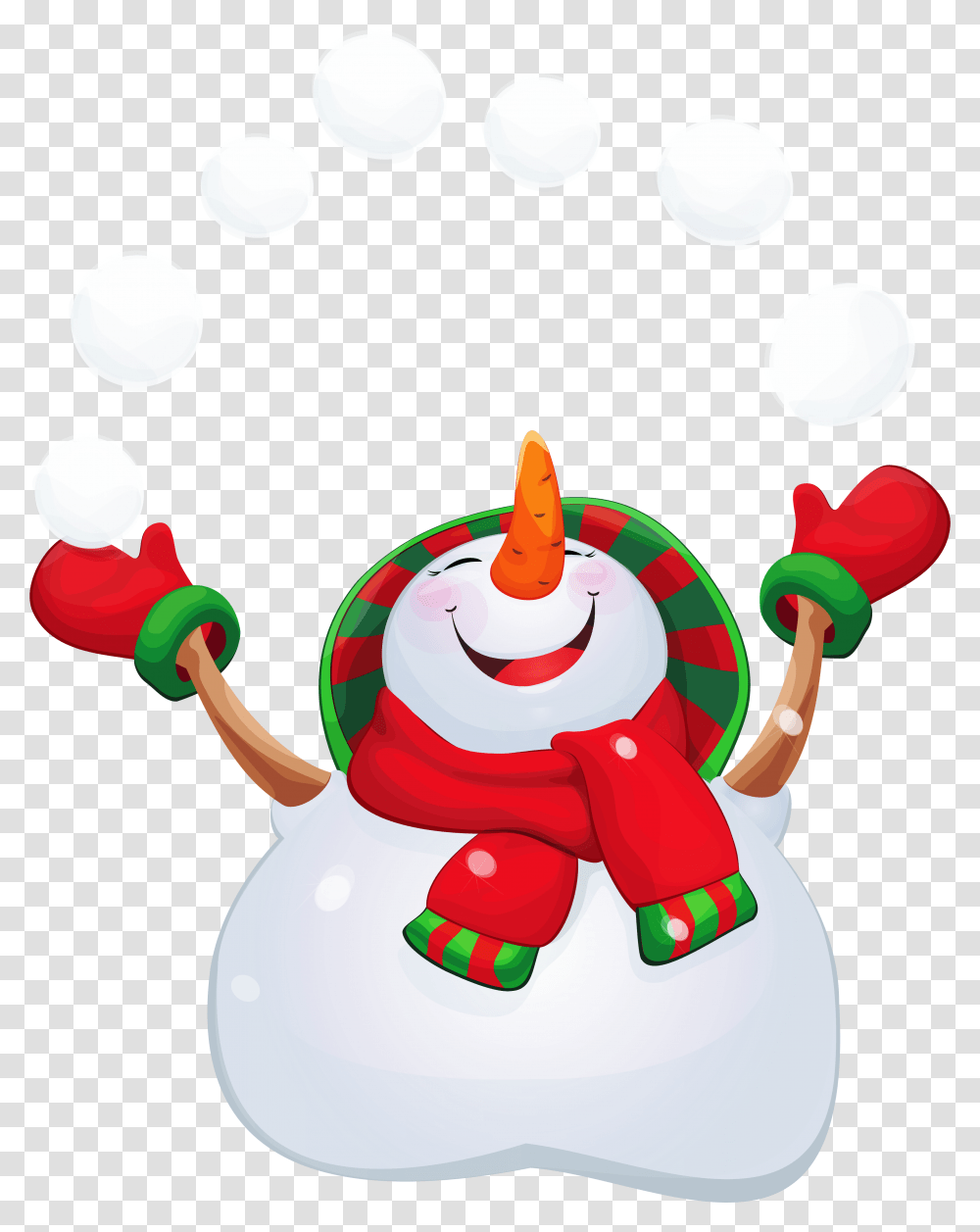 Christmas Image Freeuse Snowflake Happy Snowman, Juggling, Winter, Outdoors, Nature Transparent Png