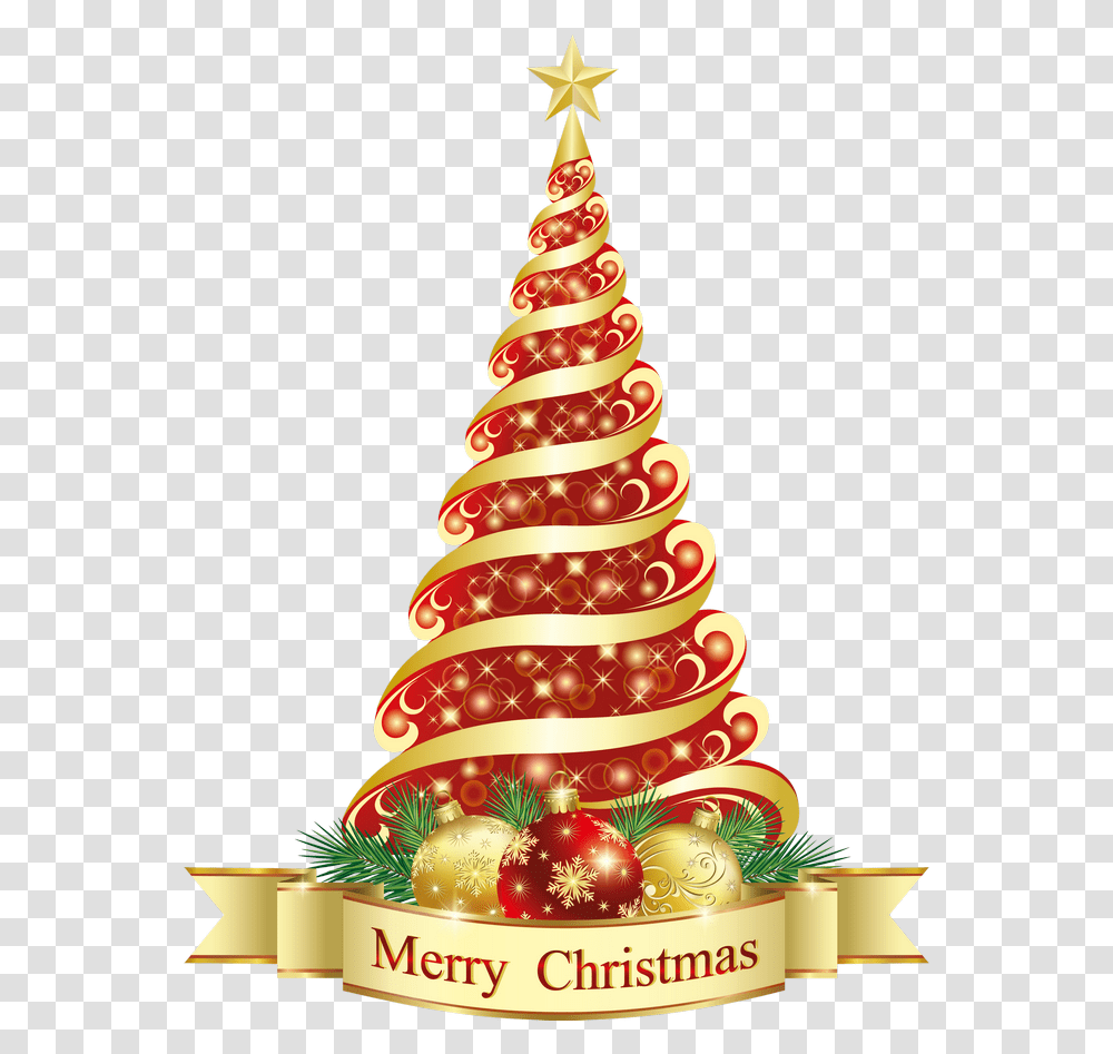 Christmas Image Merry Christmas Tree In, Plant, Ornament Transparent Png