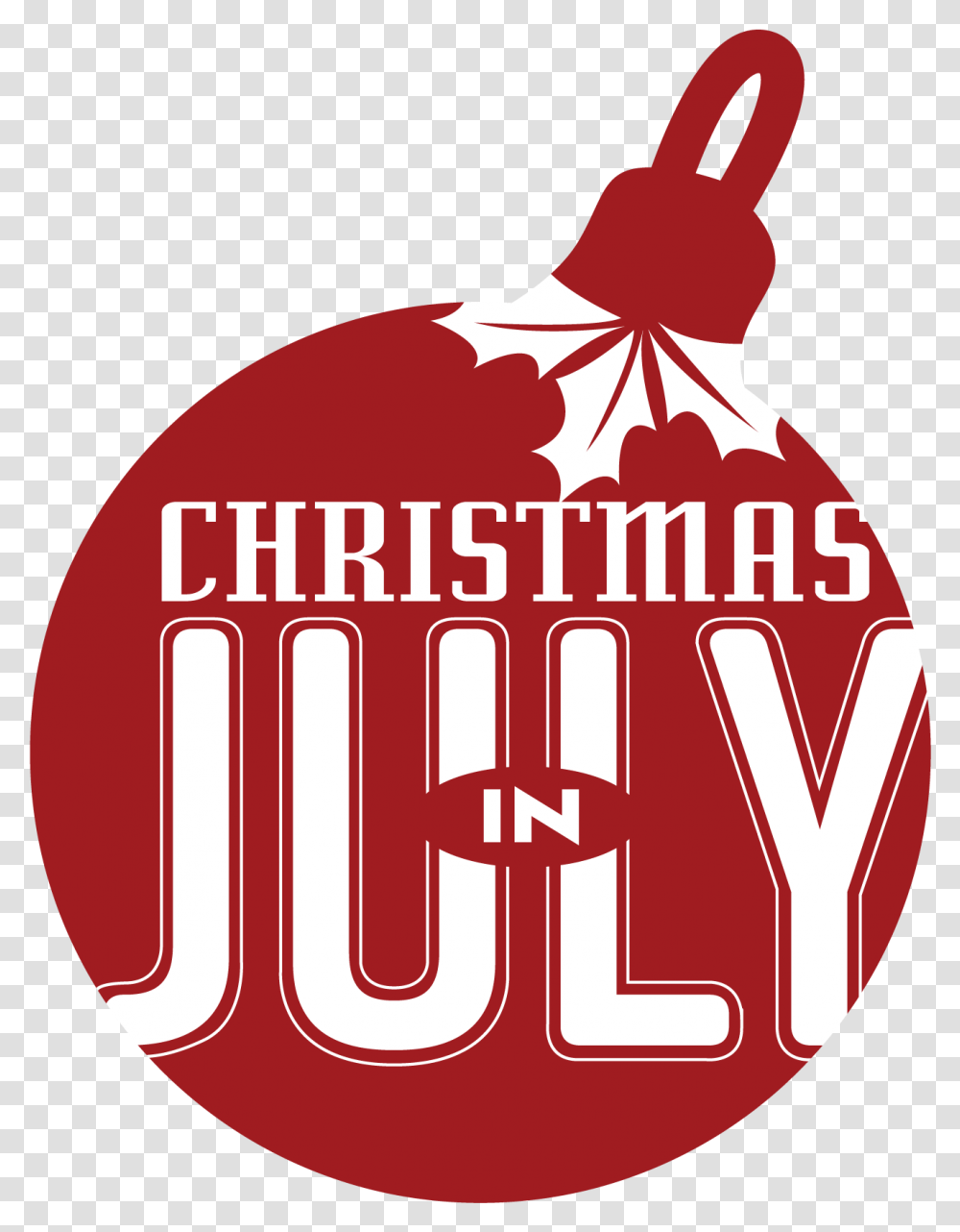Christmas In July Clipart Image Christmas In July Clipart, Logo, Symbol, Text, Word Transparent Png