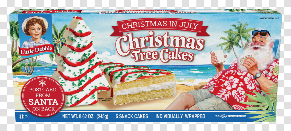 Christmas In July Little Debbie Cakes Transparent Png
