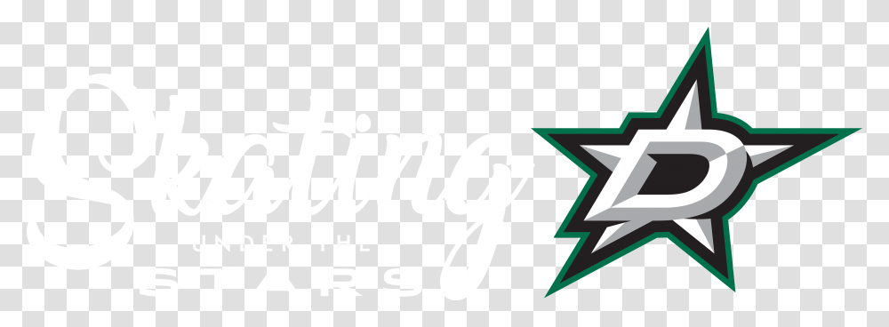 Christmas In The Branch Nhl Dallas Stars Logo, Star Symbol, Cross Transparent Png