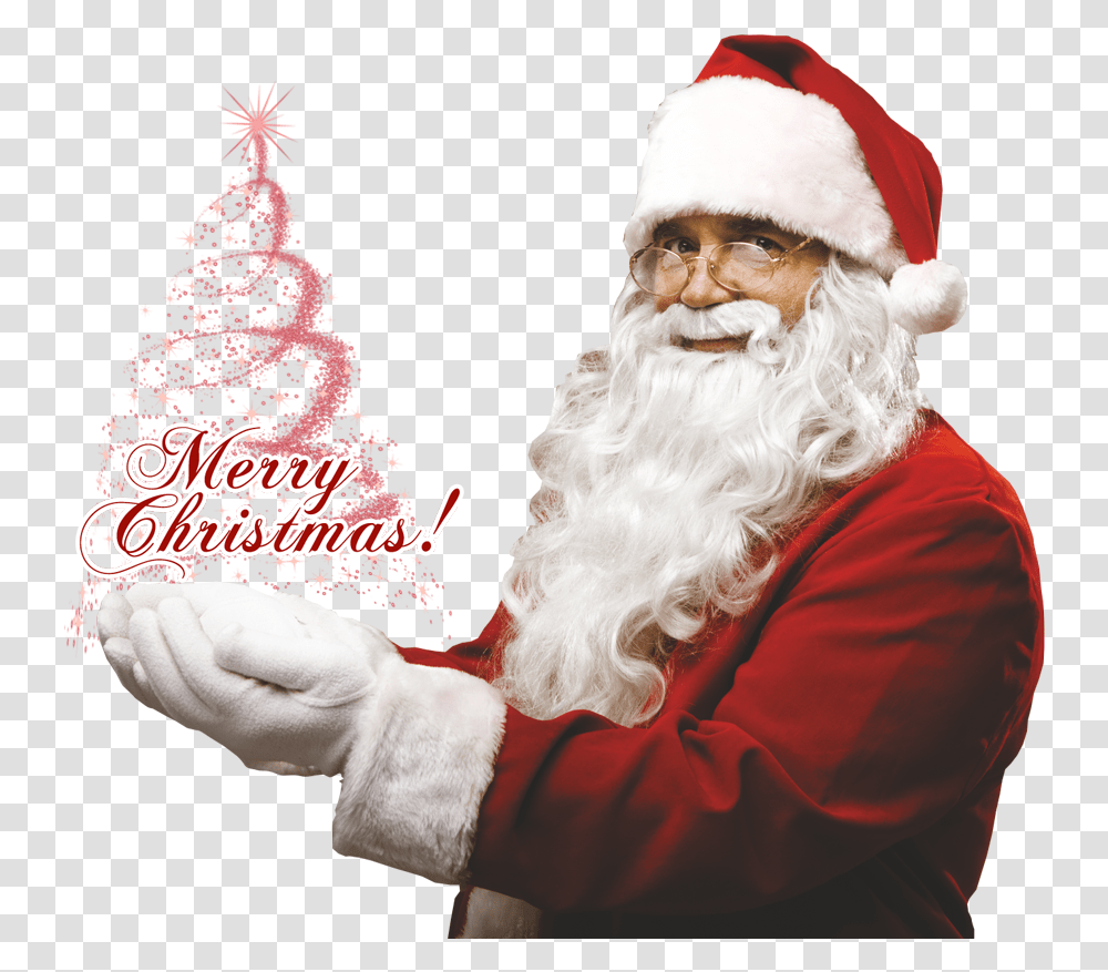 Christmas In Wimborne Dorset Real Santa Claus Hd, Face, Person, Human, Beard Transparent Png
