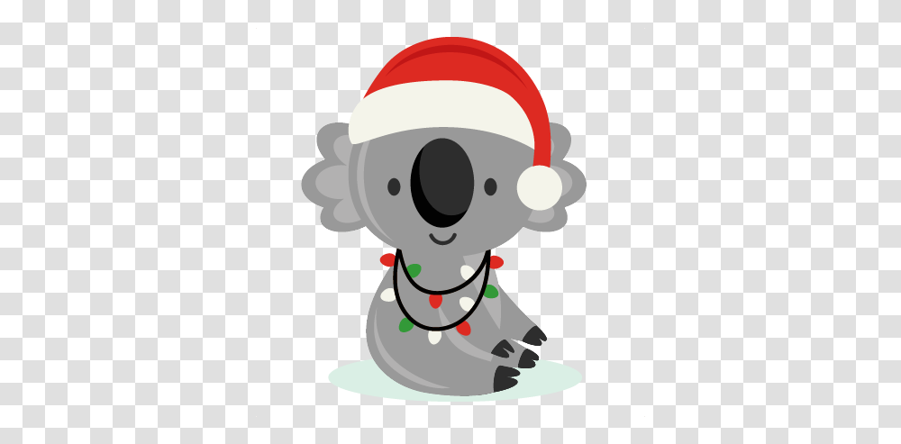 Christmas Koala Svg Cut File Scrapbook Title Cuts Cute Christmas Koala Clipart, Snowman, Outdoors, Nature, Face Transparent Png