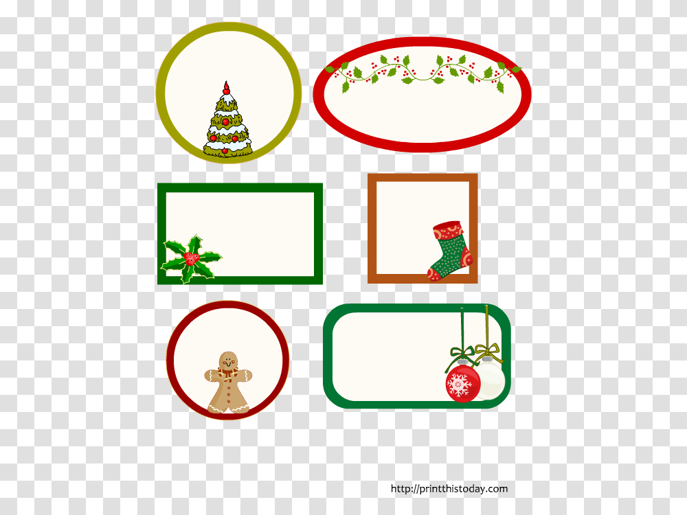 Christmas Labels For Jars Clipart Christmas Labels For Jars, Tree, Plant, Text, Christmas Stocking Transparent Png