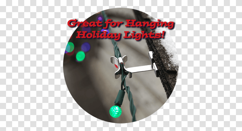 Christmas Light Clips - The Heat Cable Store Circle, Machine, Wheel, Spoke, Tire Transparent Png