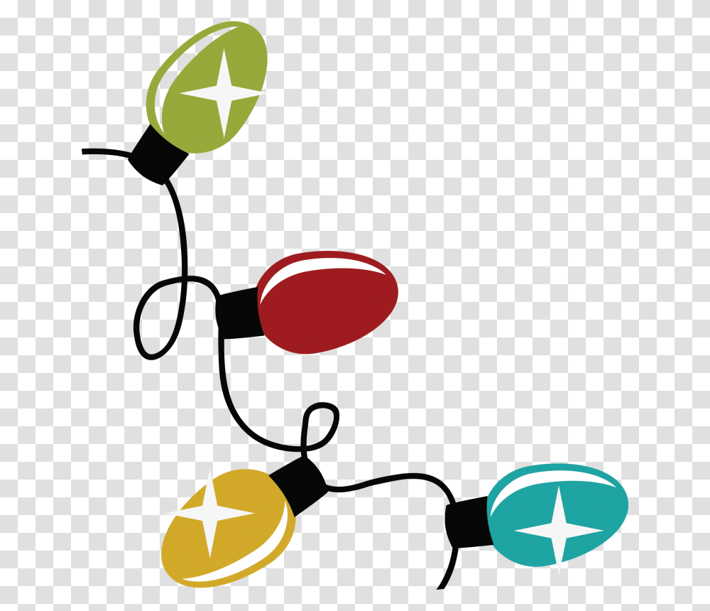 Christmas Lights Black And White, Plant, Heart, Fruit, Food Transparent Png