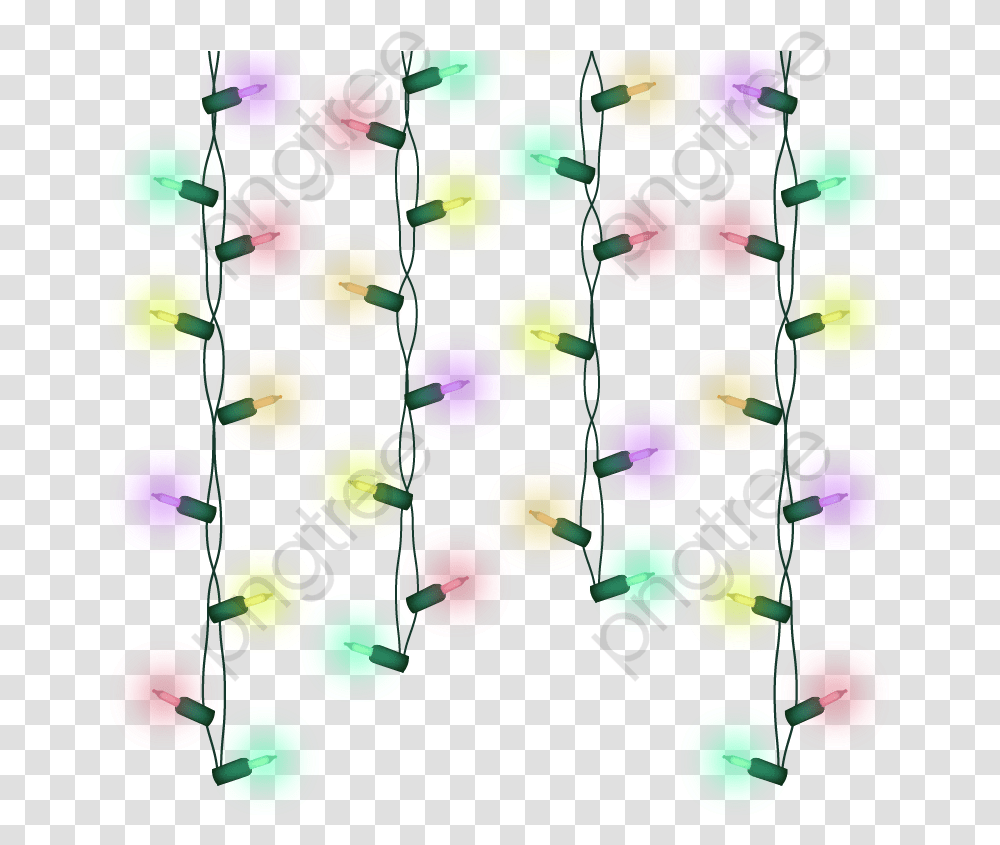 Christmas Lights Clipart Hanging Art Download Full Vertical, Rug, Purple, Graphics, Pattern Transparent Png