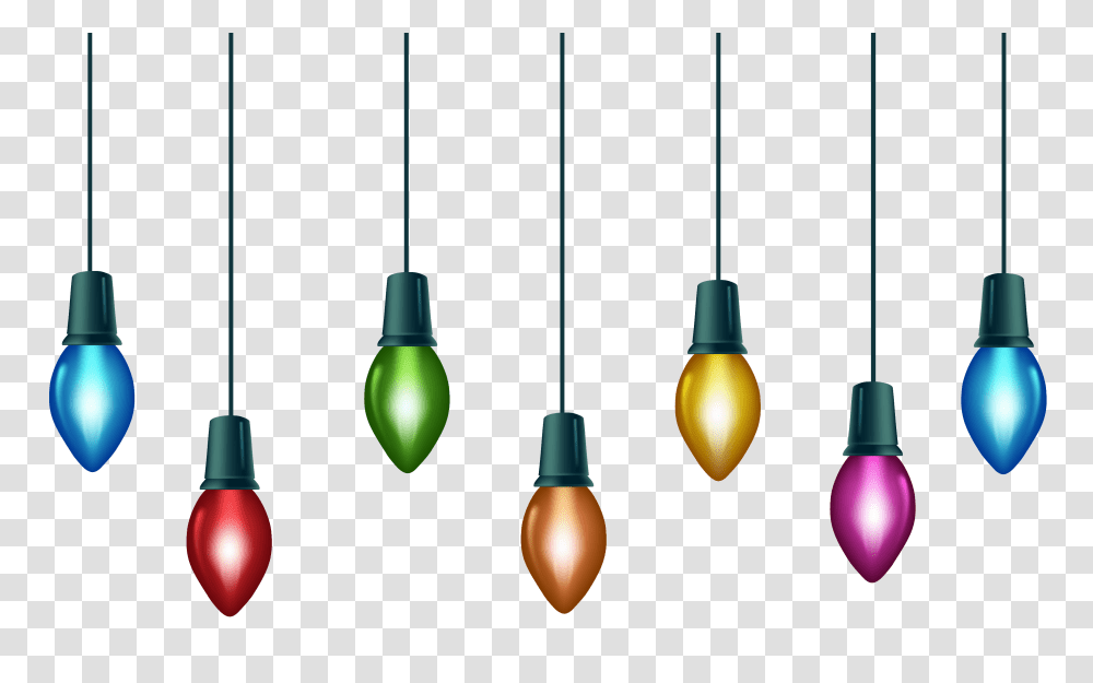 Christmas Lights Clipart, Lightbulb Transparent Png