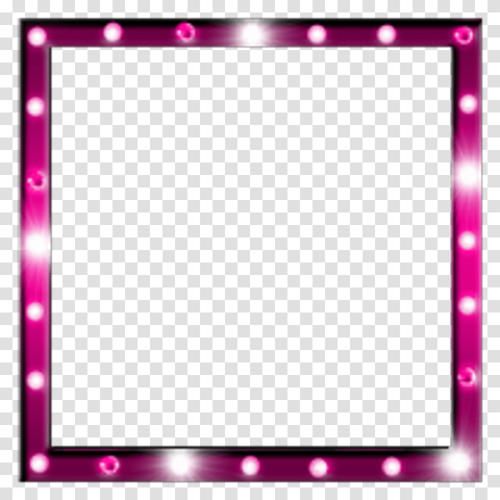 Christmas Lights Frame Neon Light Frame, Lighting, Monitor, Screen, Electronics Transparent Png