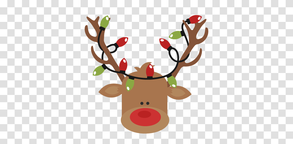 Christmas Lights Svg Cutting Files Reindeer With Christmas Lights, Snowman, Outdoors, Nature, Pottery Transparent Png