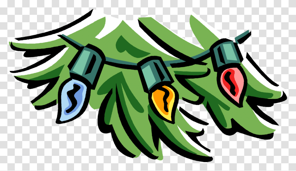 Christmas Lights Vector Illustration, Plant, Green, Recycling Symbol, Angry Birds Transparent Png