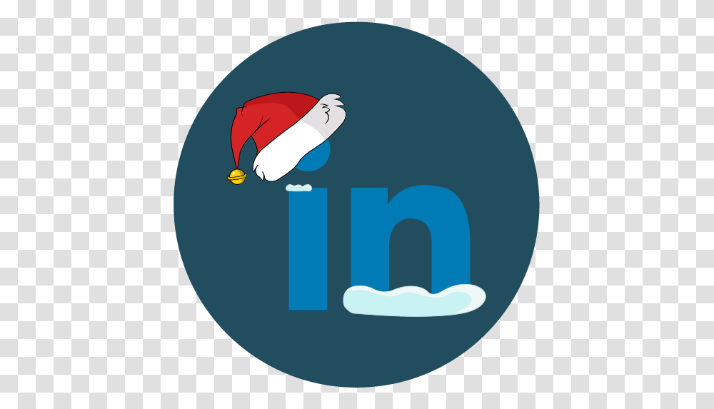 Christmas Linkedin Snow Social Icon, Logo, Trademark Transparent Png