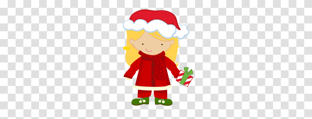 Christmas Little Girl Clip Art Clip Art, Elf, Apparel, Toy Transparent Png