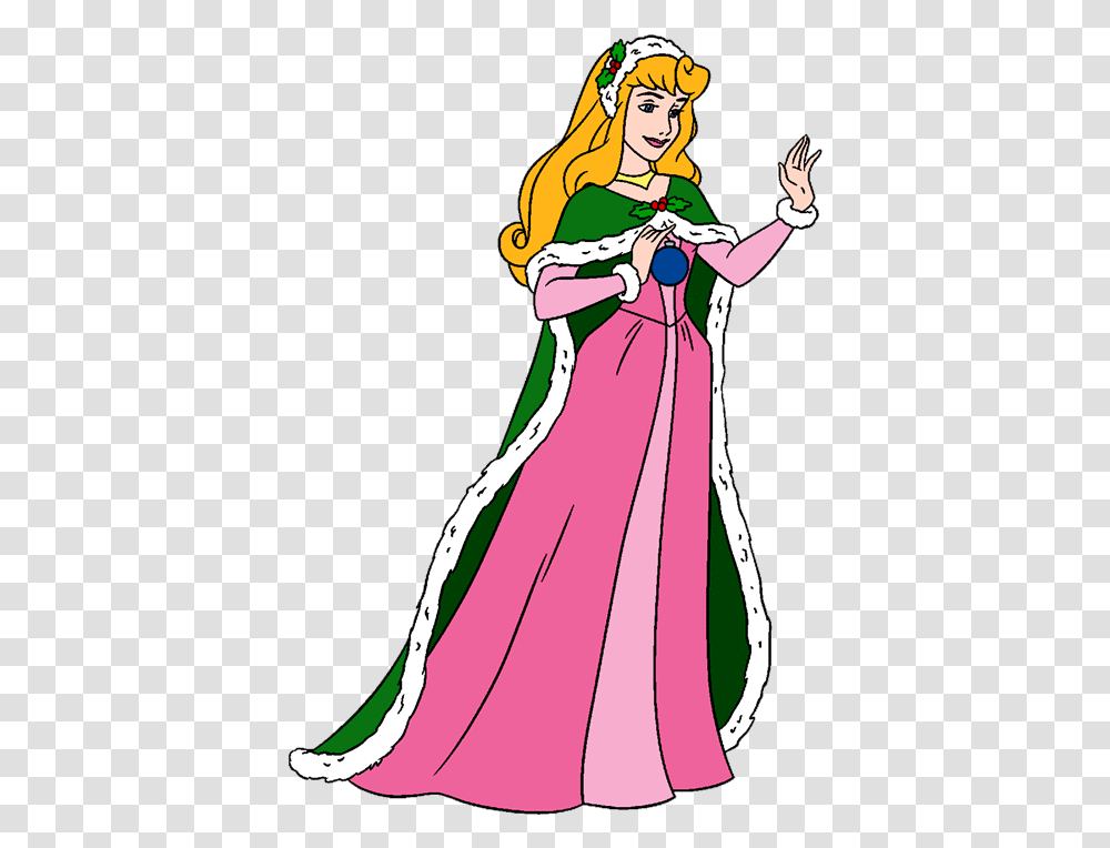 Christmas Love Clipart Image Download Medieval Queen Disney Princess Aurora Christmas, Dress, Female, Person Transparent Png