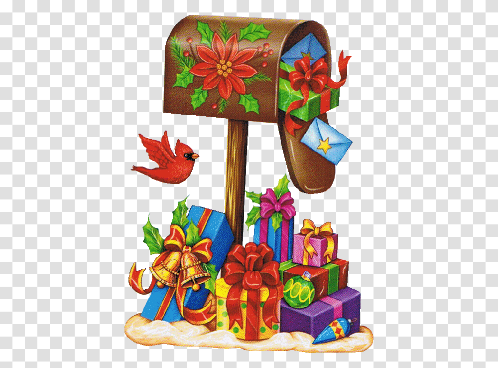 Christmas Mailbox Free Christmas Mailbox Clipart, Gift, Floral Design, Pattern Transparent Png