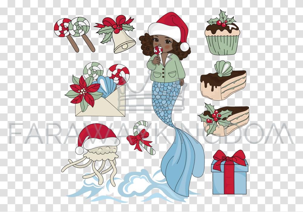 Christmas Mermaid, Performer, Leisure Activities Transparent Png