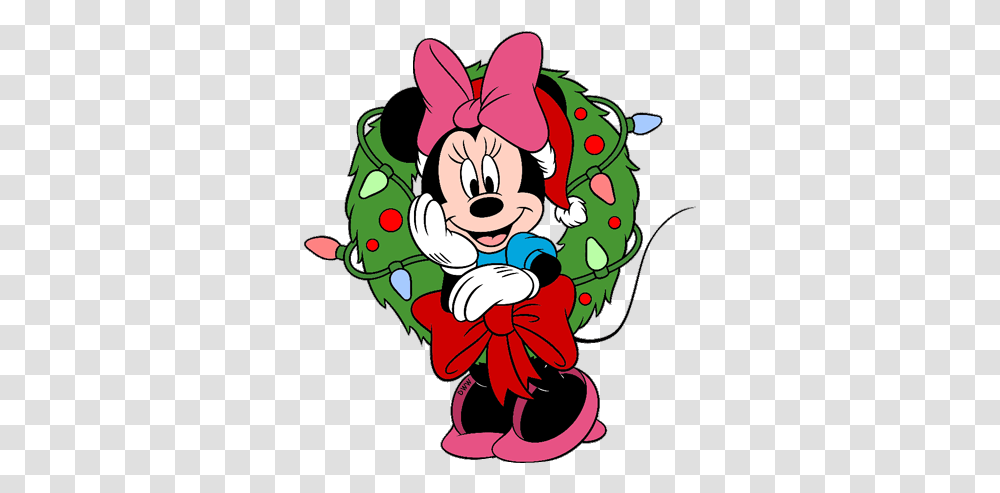 Christmas Mickey Mouse Clipart Panda Sgwdsk Christmas Disney Clip Art, Plant, Performer, Elf, Crowd Transparent Png