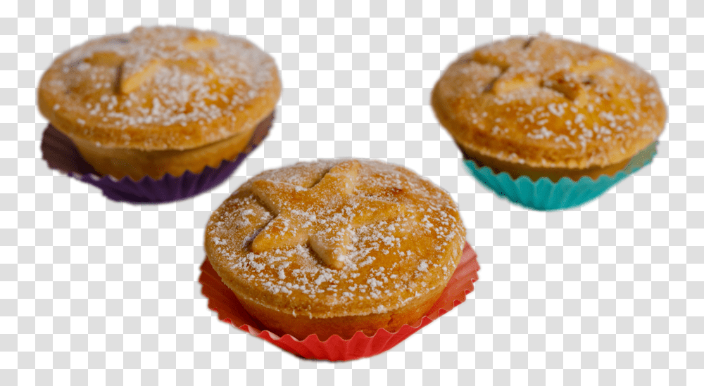 Christmas Mince Pies 3 Muffin, Cupcake, Cream, Dessert, Food Transparent Png