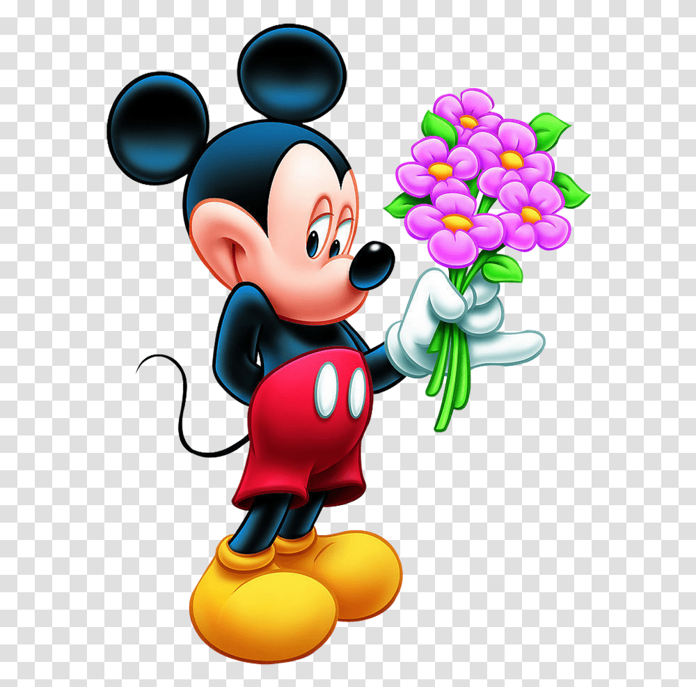 Christmas Minnie Mouse Ears Mickey Mouse With Flower, Toy, Crowd Transparent Png