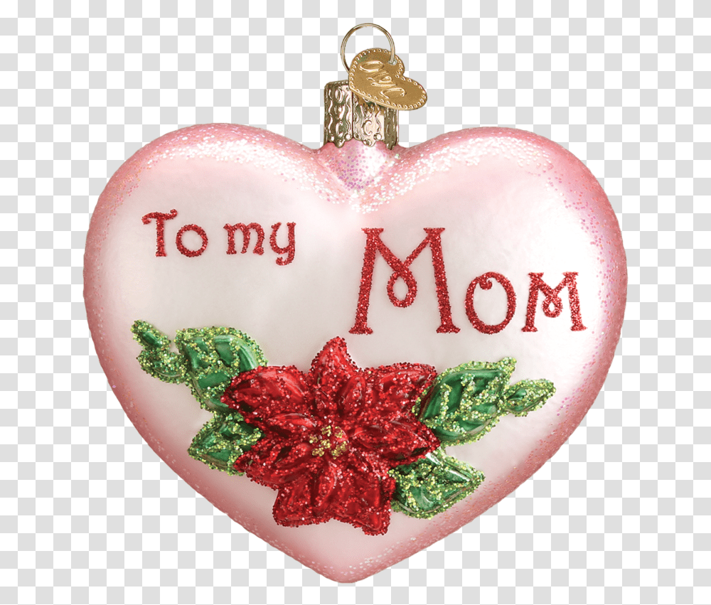 Christmas Mom Ornaments, Birthday Cake, Dessert, Food, Heart Transparent Png