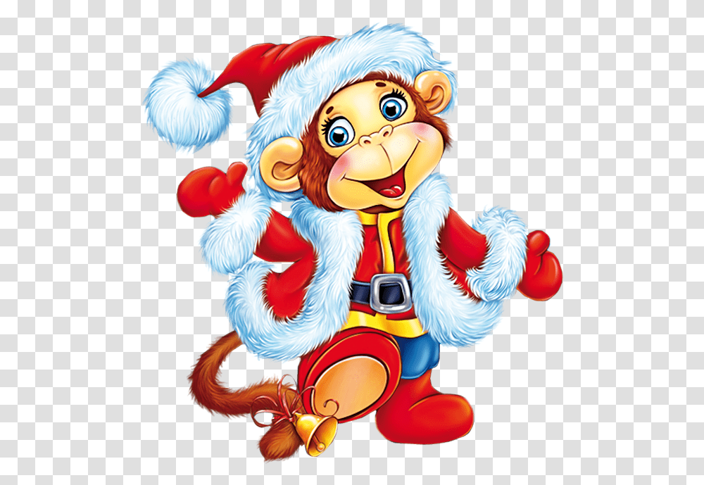 Christmas Monkey Clipart Download Christmas Monkey Clipart, Toy, Advertisement, Poster Transparent Png