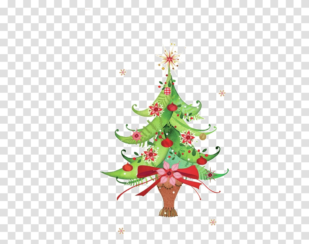 Christmas Music Clipart Lynn Horrabin Christmas Tree, Plant, Ornament, Pattern, Fractal Transparent Png