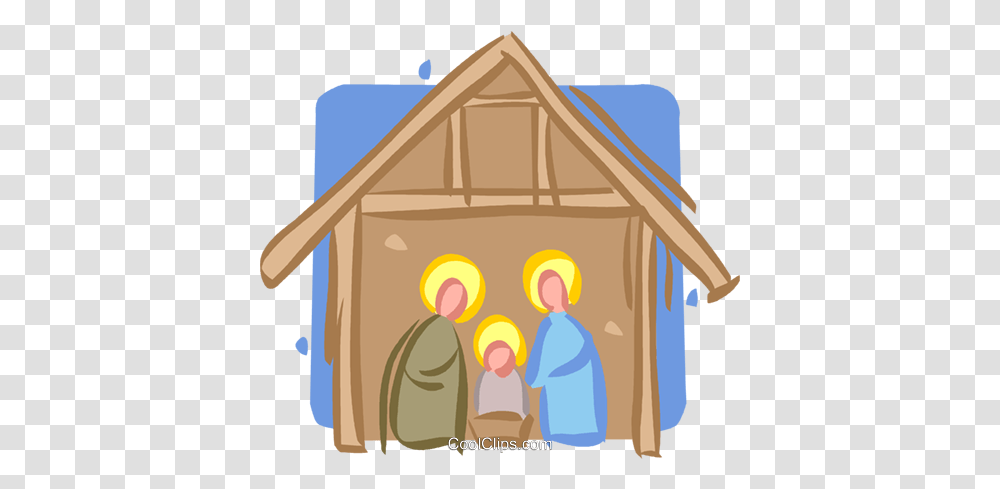 Christmas Nativity Scene Royalty Free Clip Art, Building, Housing, Tent, House Transparent Png