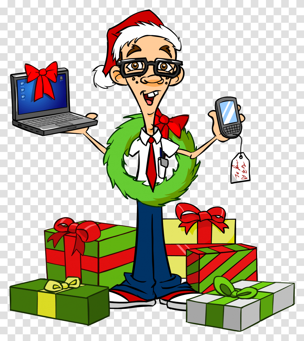 Christmas Nerd, Computer Keyboard, Computer Hardware, Electronics, Laptop Transparent Png