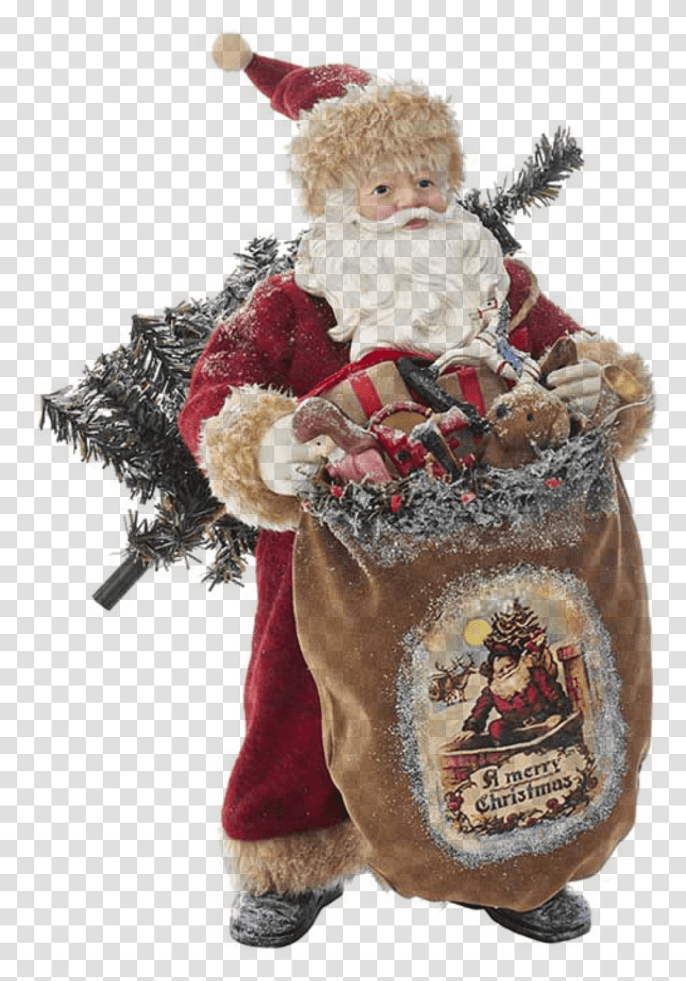 Christmas Old Sack, Toy, Crowd, Pinata, Doll Transparent Png