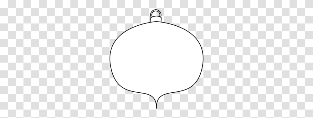 Christmas Ornament Black And White Clip Art, Lamp, Balloon Transparent Png