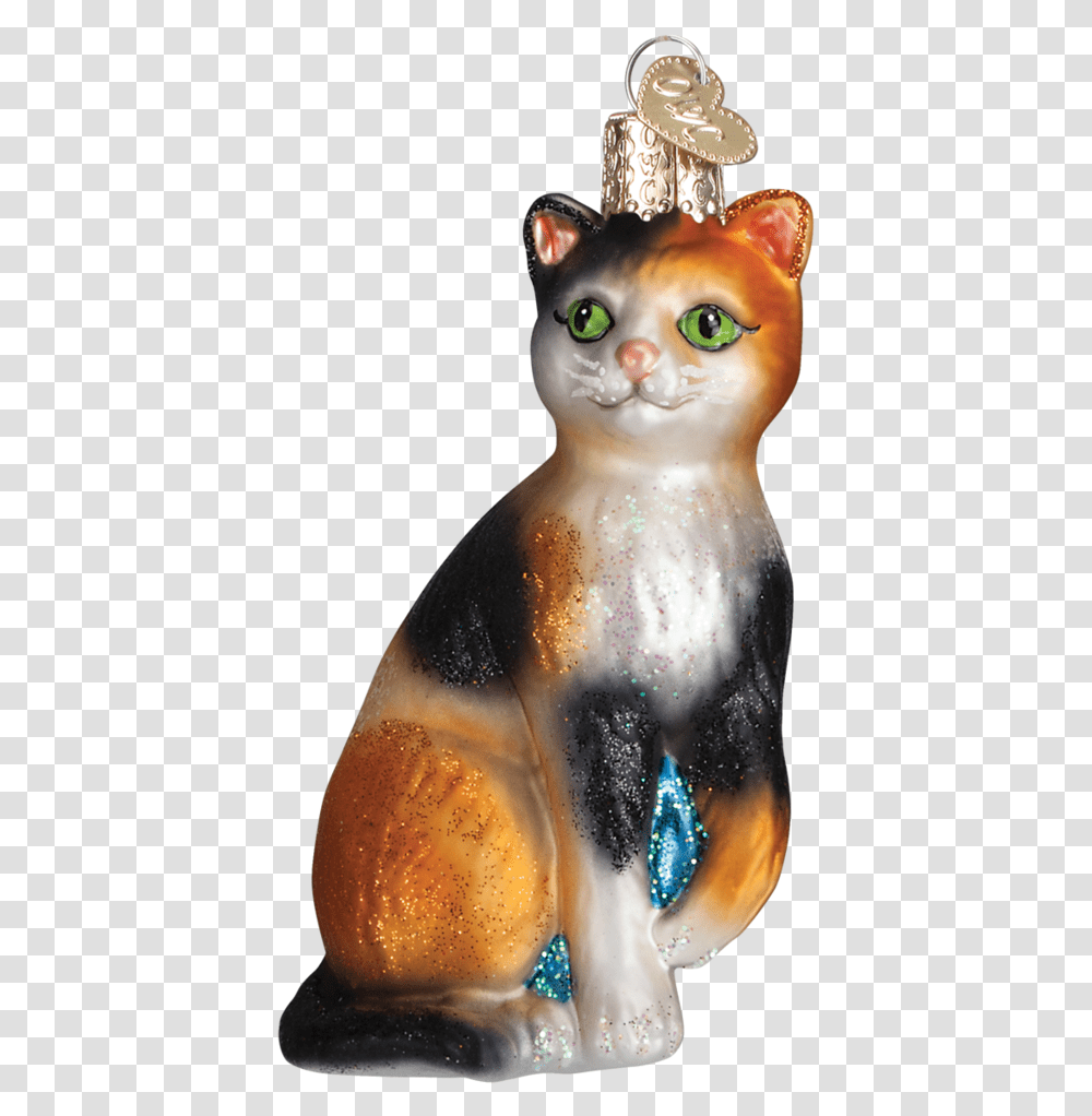 Christmas Ornament Cat Calico, Pet, Mammal, Animal, Doll Transparent Png