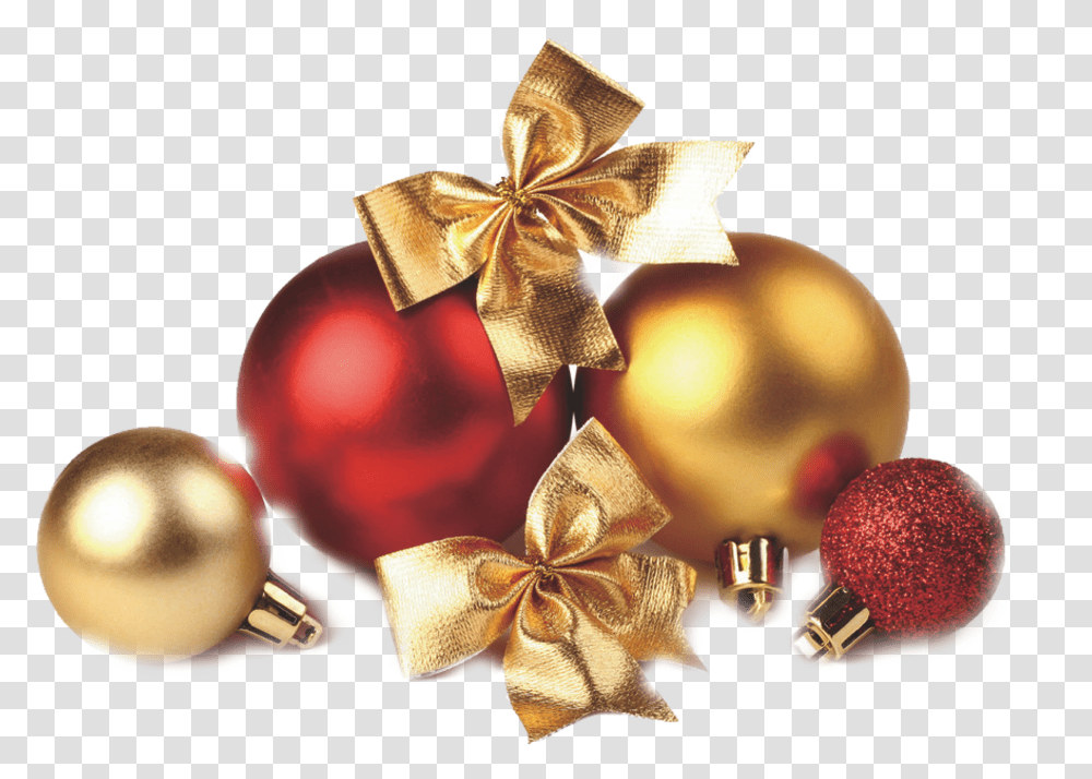 Christmas Ornament Decoration Tree Red And Gold Christmas Balls, Sphere, Plant, Gift, Food Transparent Png