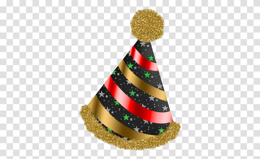 Christmas Ornament New Year Clip Art New Year Party Hat, Clothing, Apparel, Cone Transparent Png