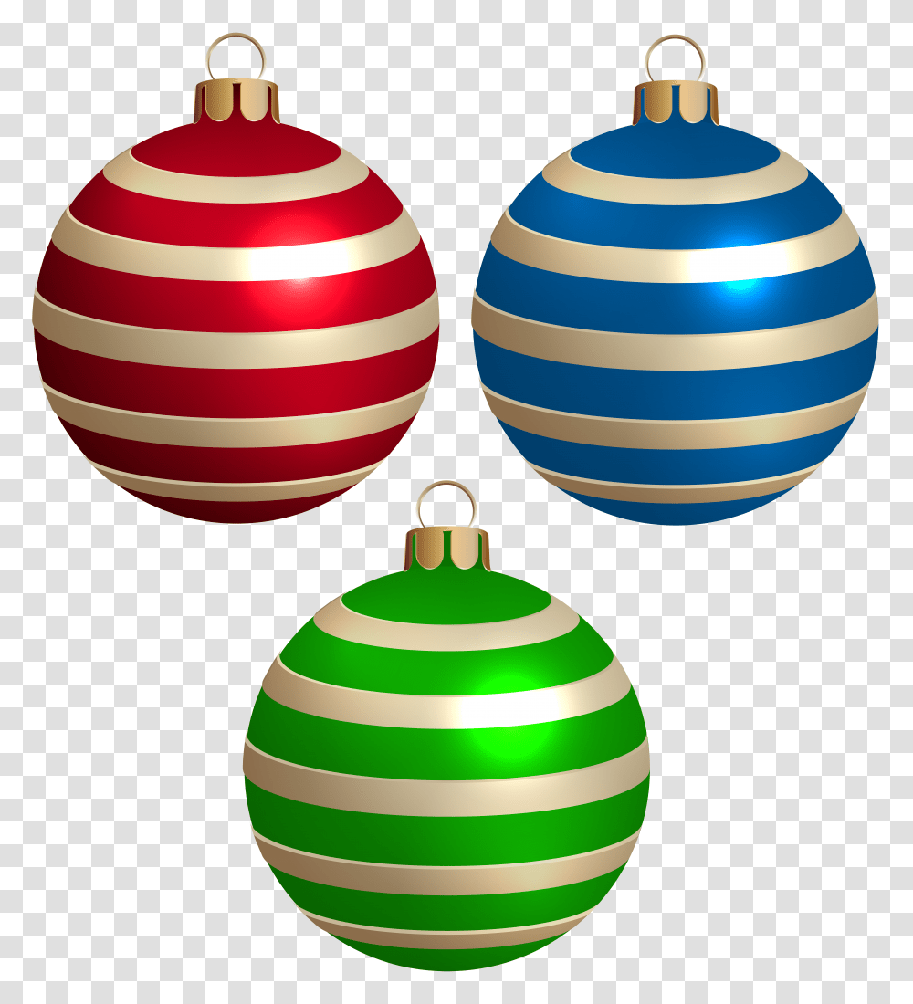 Christmas Ornament Set Clip Art Transparent Png