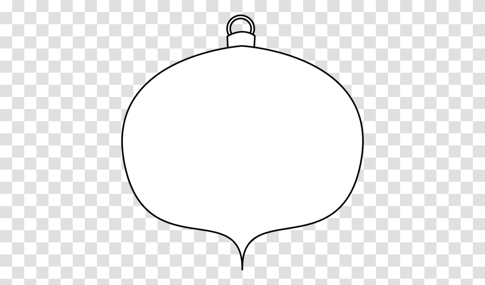 Christmas Ornaments Clipart Black And White, Lamp, Ball, Balloon Transparent Png