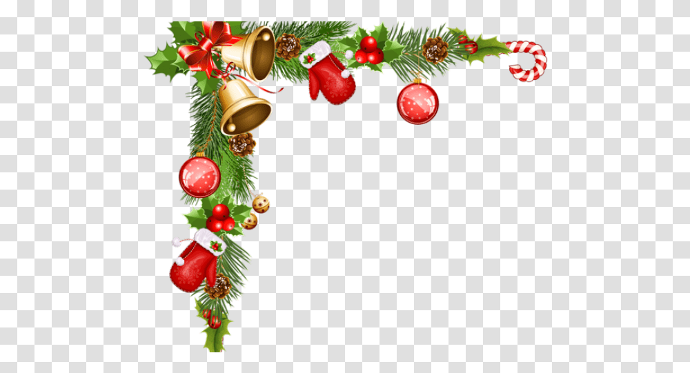 Christmas Ornaments Clipart Picture Christmas Border, Tree, Plant, Christmas Tree, Conifer Transparent Png