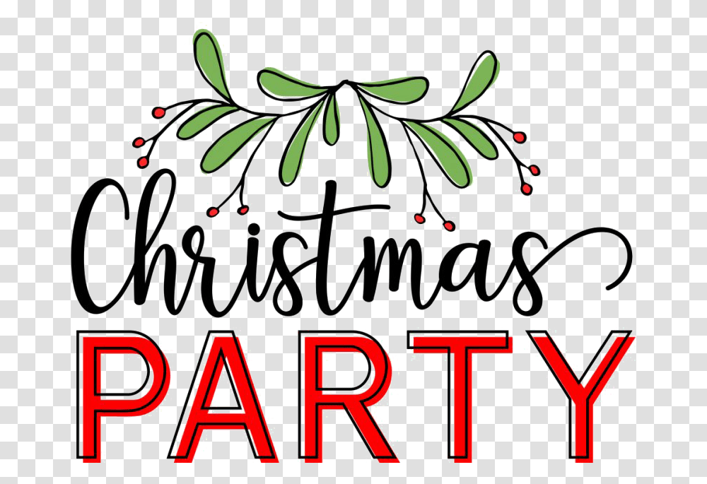 Christmas Party Image Holiday Clip Art Christmas Party, Text, Alphabet, Handwriting, Calligraphy Transparent Png